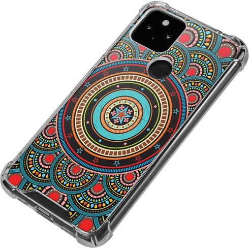Infinite Circle Colored Google Pixel 5 Clear Case